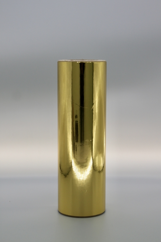 Goud en zilver gemetalliseerde PET film thermische lamineerfilm 17micron tot 24micron, populair in het Midden-Oosten