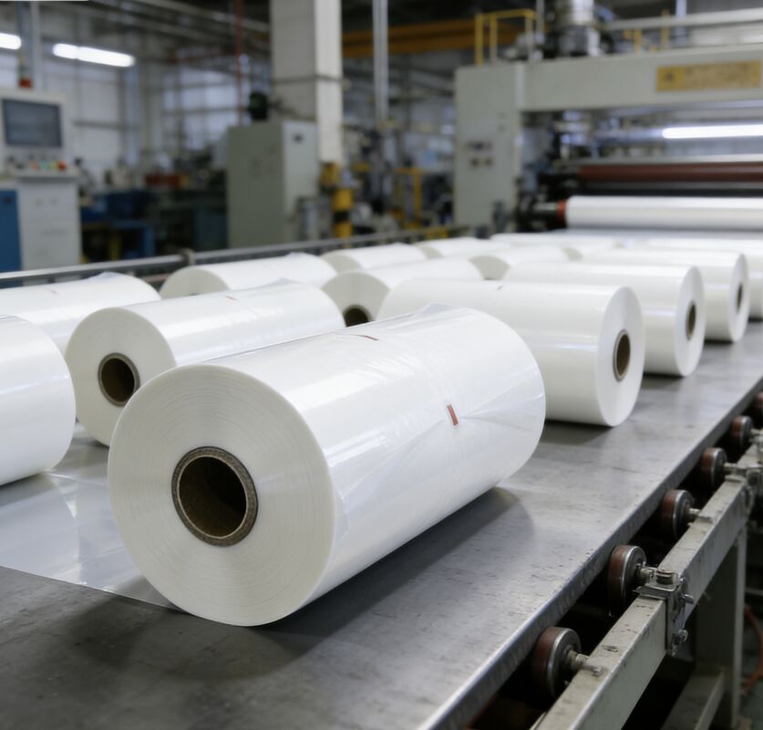 Vochtbestendige PET-thermische lamineerfolie met warmtegeactiveerde kleefstof en glanzende afwerking voor verpakkingen