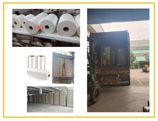 Transparante 25mic Matte Laminatie Film Rollen Warmte Laminatie Film Voor Mobiele Doos