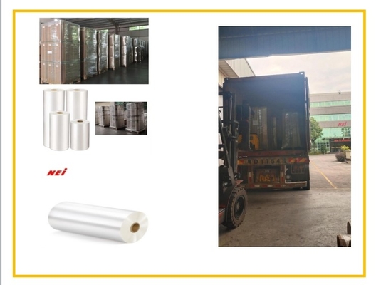 Matte witte BOPP thermische lamineerfilm 22 micron Gloss 12 micron totaal 10 micron basis 12 micron EVA