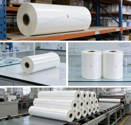 Vochtbestendige PET-thermische lamineerfilm met een temperatuurweerstand tot 130 °C en een aanpasbare lengte per rol