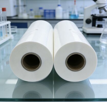 Zilveren metalen gekleurde gemetalliseerde PET-film met een hoge helderheid en sterkte, bestand tegen veel chemicaliën en oplosmiddelen