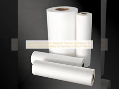 Super hechtende, krasbestendige thermische lamineerfolie, industriële duurzaamheid voor dagelijkse oppervlaktebescherming